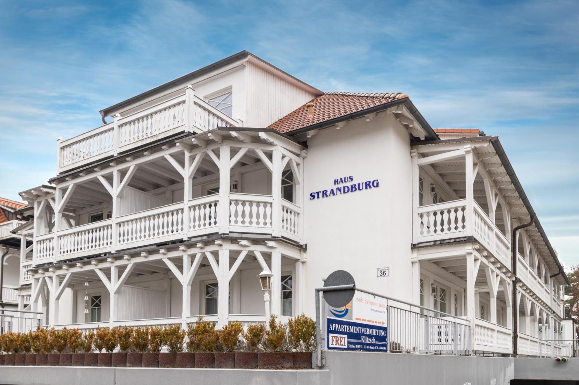 Haus Strandburg - Hinter Duene Und Meer Apartment Binz Exterior photo